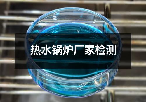 热水锅炉厂家检测