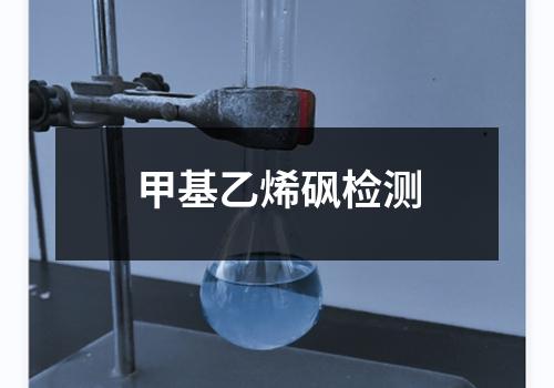 甲基乙烯砜检测
