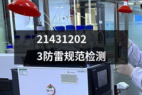 214312023防雷规范检测