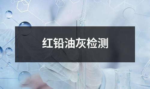 红铅油灰检测