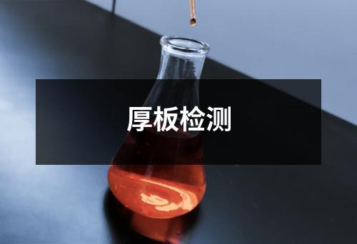 厚板检测