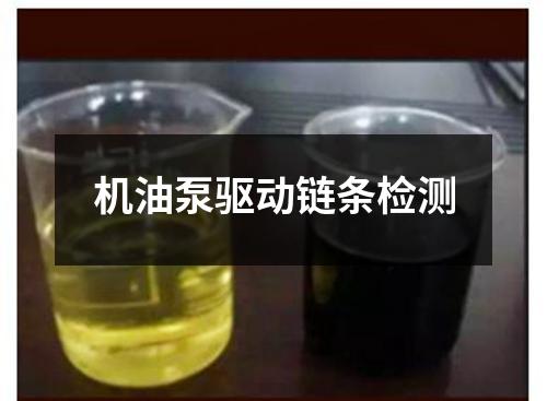 机油泵驱动链条检测