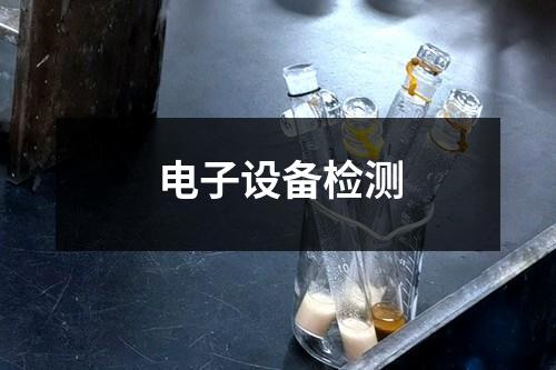 电子设备检测