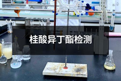 桂酸异丁酯检测