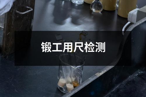 锻工用尺检测