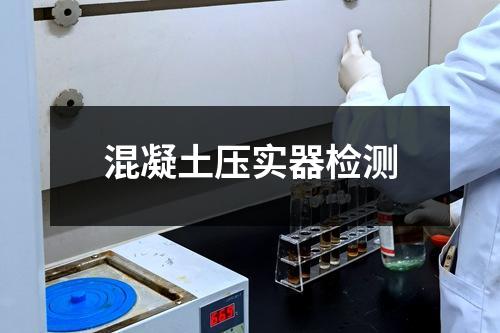 混凝土压实器检测