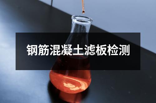 钢筋混凝土滤板检测