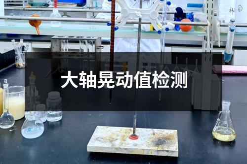 大轴晃动值检测