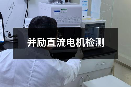 并励直流电机检测