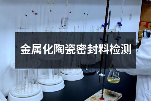 金属化陶瓷密封料检测