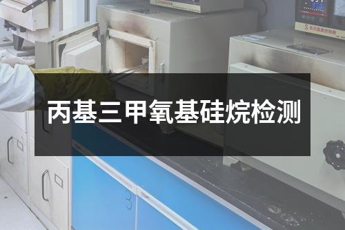 丙基三甲氧基硅烷检测