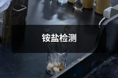 铵盐检测