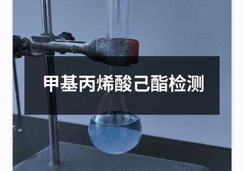 甲基丙烯酸己酯检测