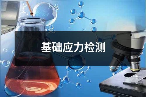 基础应力检测