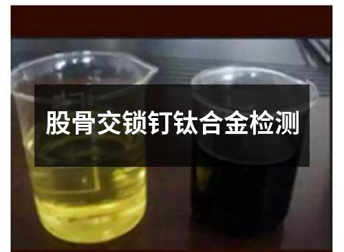 股骨交锁钉钛合金检测