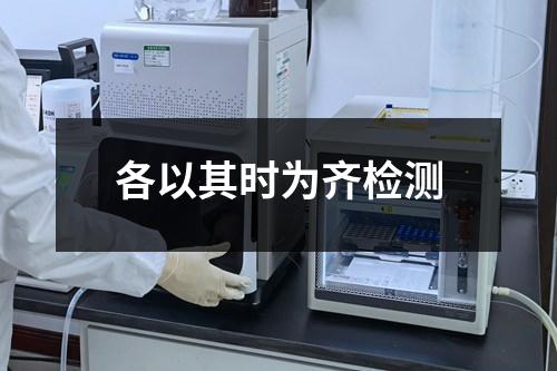 各以其时为齐检测