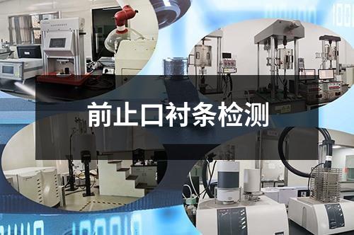 前止口衬条检测