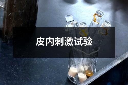 皮内刺激试验