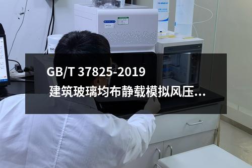 GB/T 37825-2019 建筑玻璃均布静载模拟风压试验方法