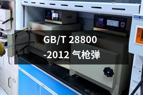 GB/T 28800-2012 气枪弹