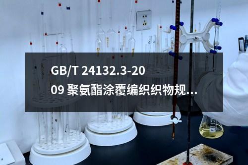 GB/T 24132.3-2009 聚氨酯涂覆编织织物规范