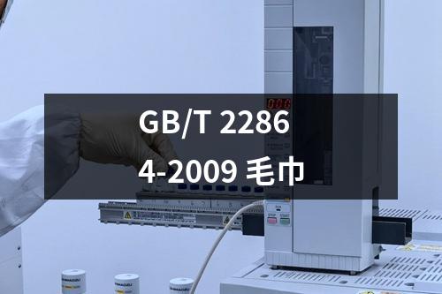 GB/T 22864-2009 毛巾