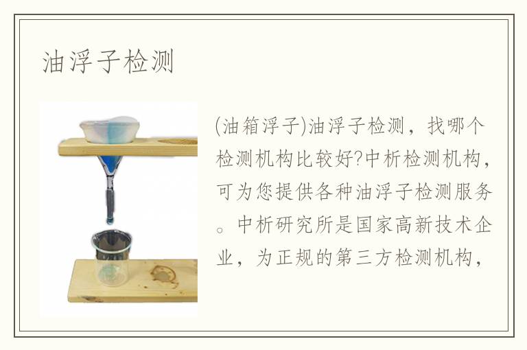 油浮子检测