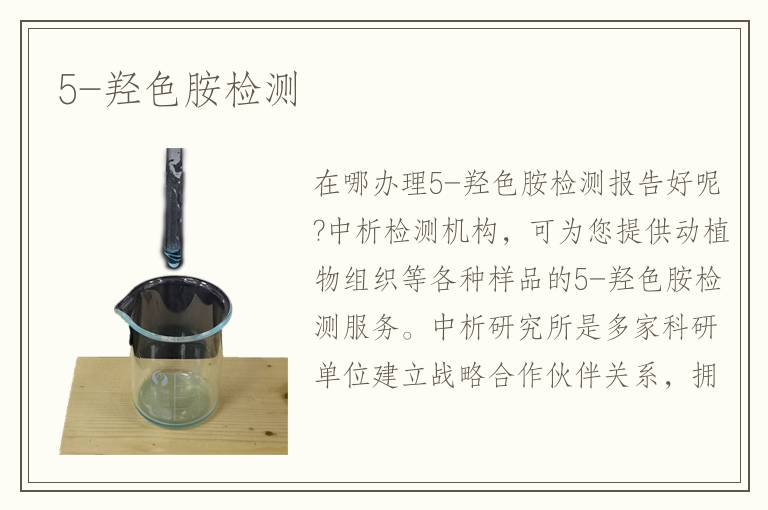 5-羟色胺检测