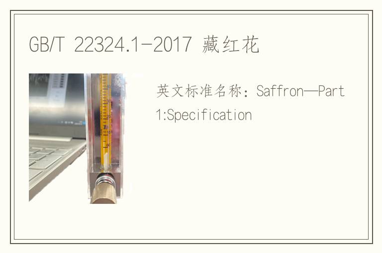 GB/T 22324.1-2017 藏红花