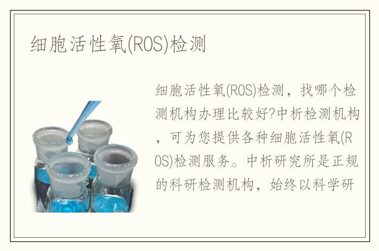 细胞活性氧(ROS)检测